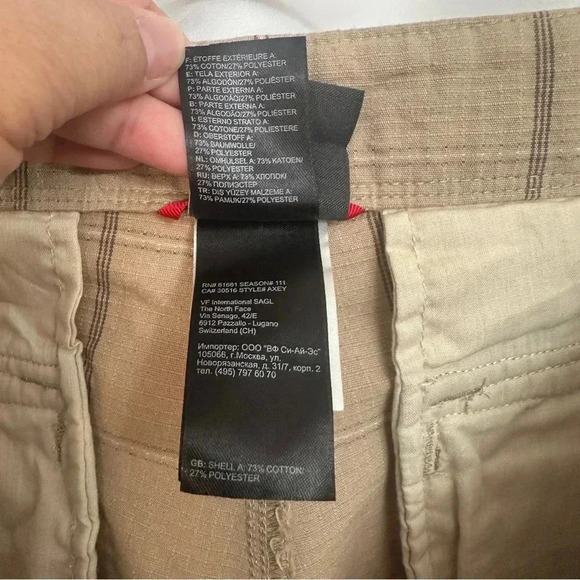The North Face Rainier Surplus Cargo Shorts Mens Size 36 Beige Outdoor‎ Camping - Picture 13 of 16